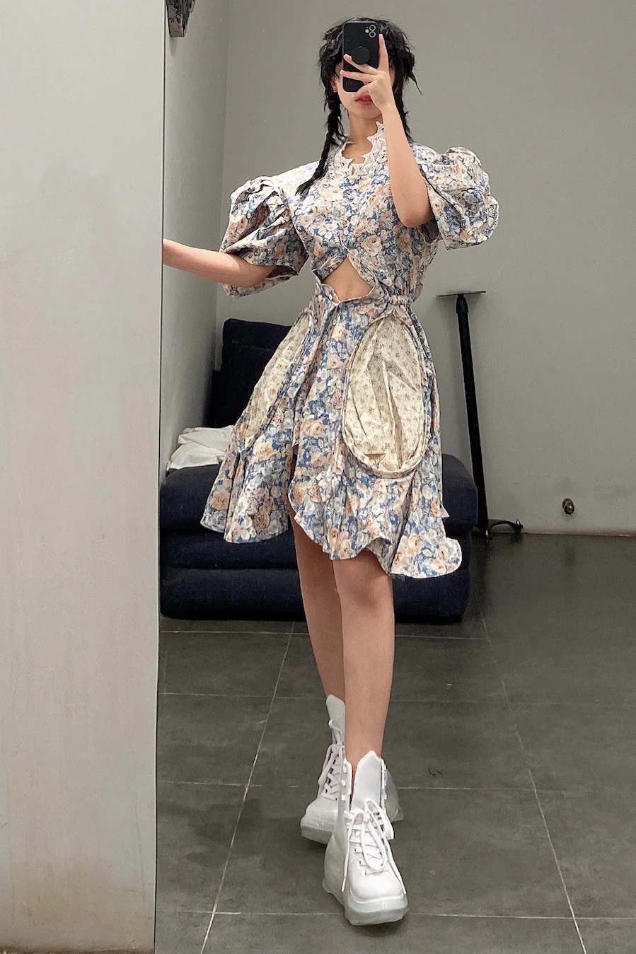 Jenny Fax Japan transparent air cushion original Mary Jane height increasing shoes series collection JF-JFAW21SHOES02-BAI white PJF4 - Image 28