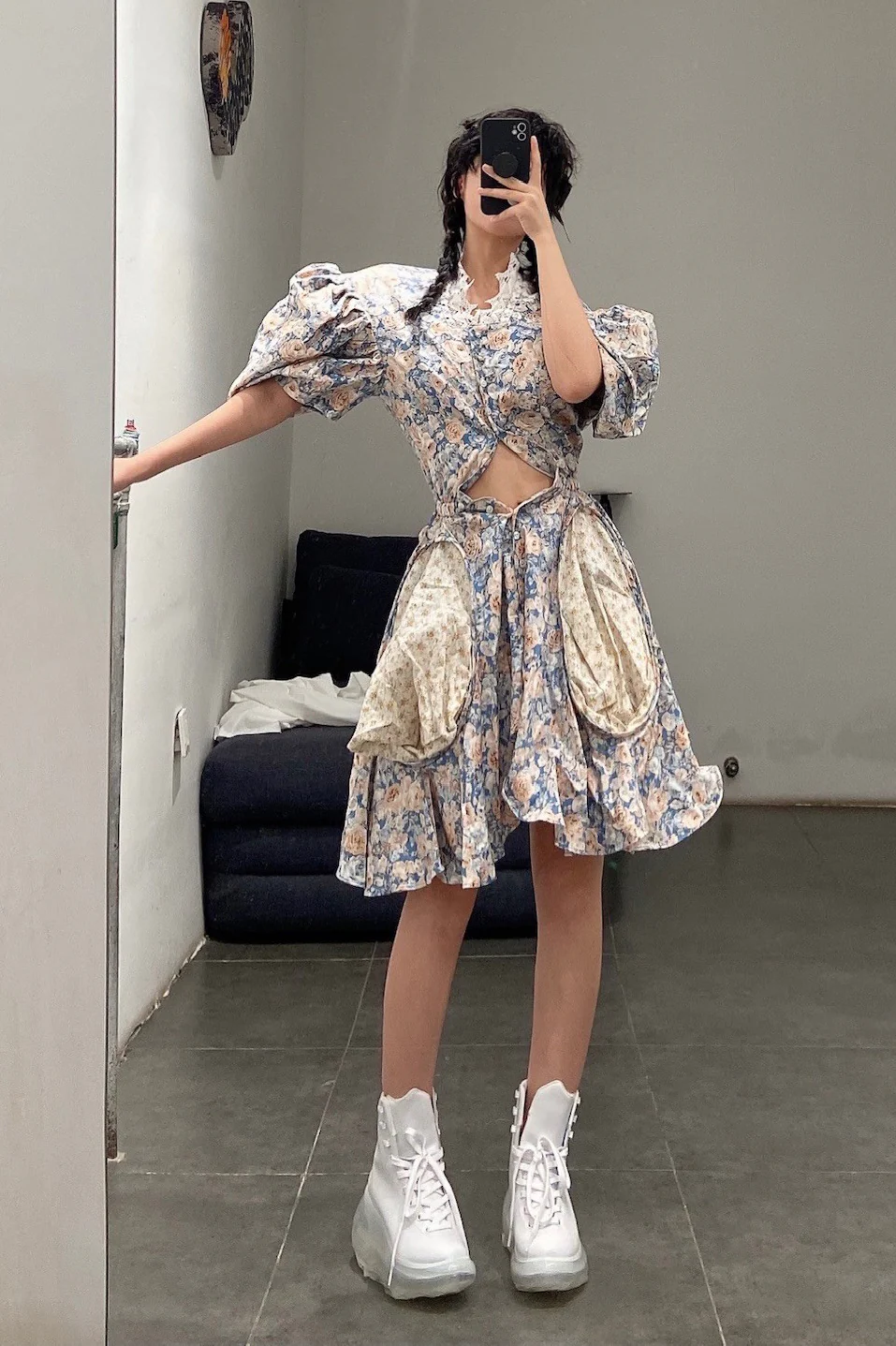 Jenny Fax Japan transparent air cushion original Mary Jane height increasing shoes series collection JF-JFAW21SHOES02-BAI white PJF4 - Image 30