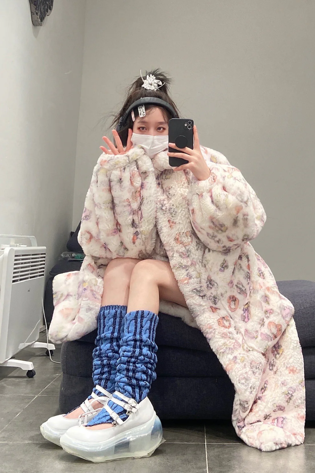 Jenny Fax Japan transparent air cushion original Mary Jane height increasing shoes series collection JF-JFAW21SHOE01-BAI white PJF4 - Image 15