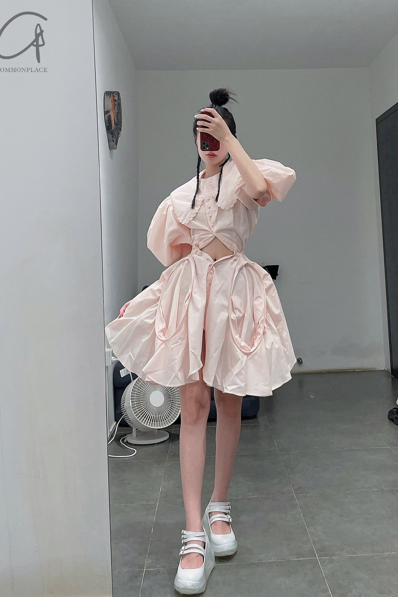 Jenny Fax Japan transparent air cushion original Mary Jane height increasing shoes series collection JF-JFAW21SHOE01-BAI white PJF4 - Image 37