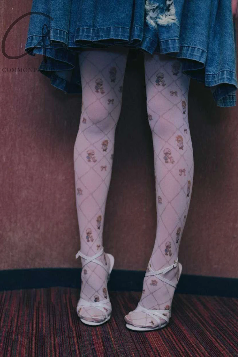 Jennyfax original printing legged pants jfaw22tights01 rural girl - Image 23