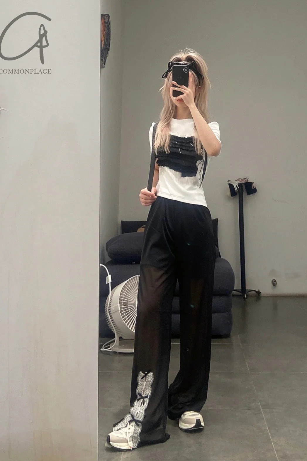 Jennyfax Soft Trousers JFSS22P02 Black - Image 5