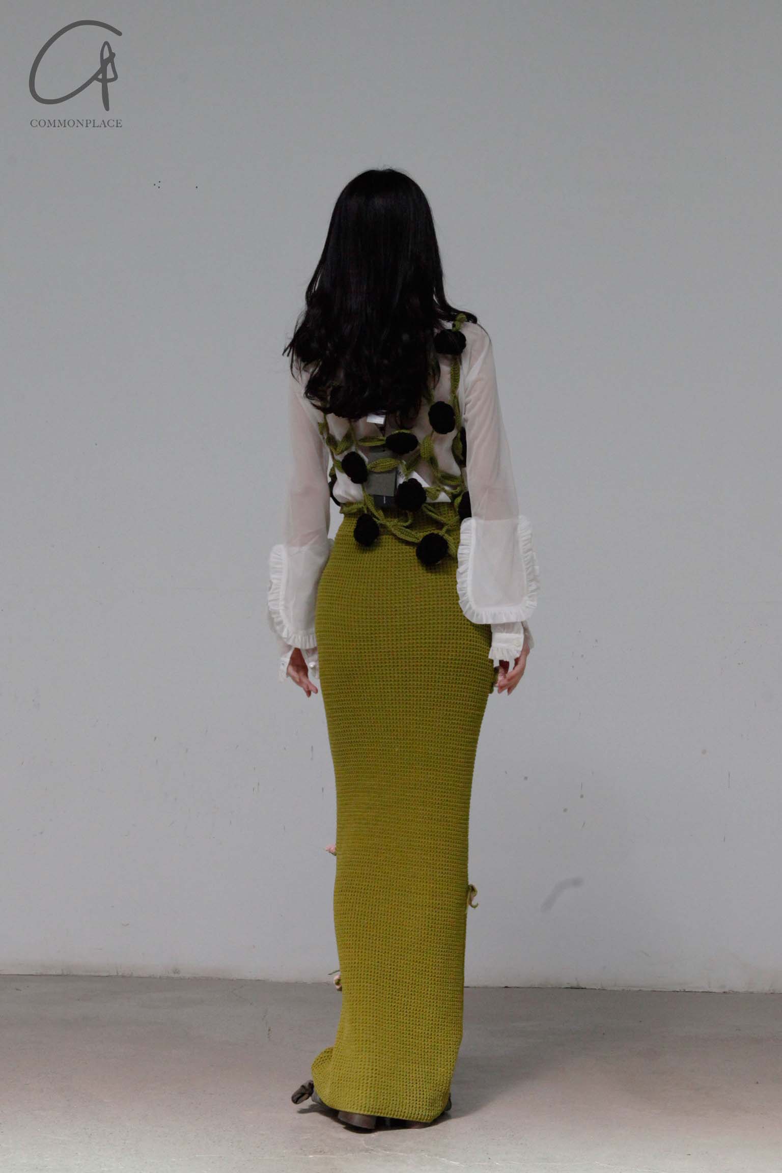 Jennyfax white frill shirt JFAW21B03 PJF1 - Image 5