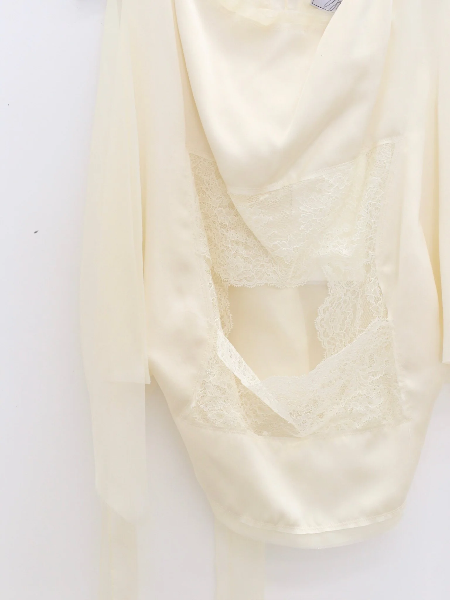 Joyce Bao Spring/Summer 2026 Iris Top JB-JB02-01001-2-HUANG Pale Yellow - Image 4