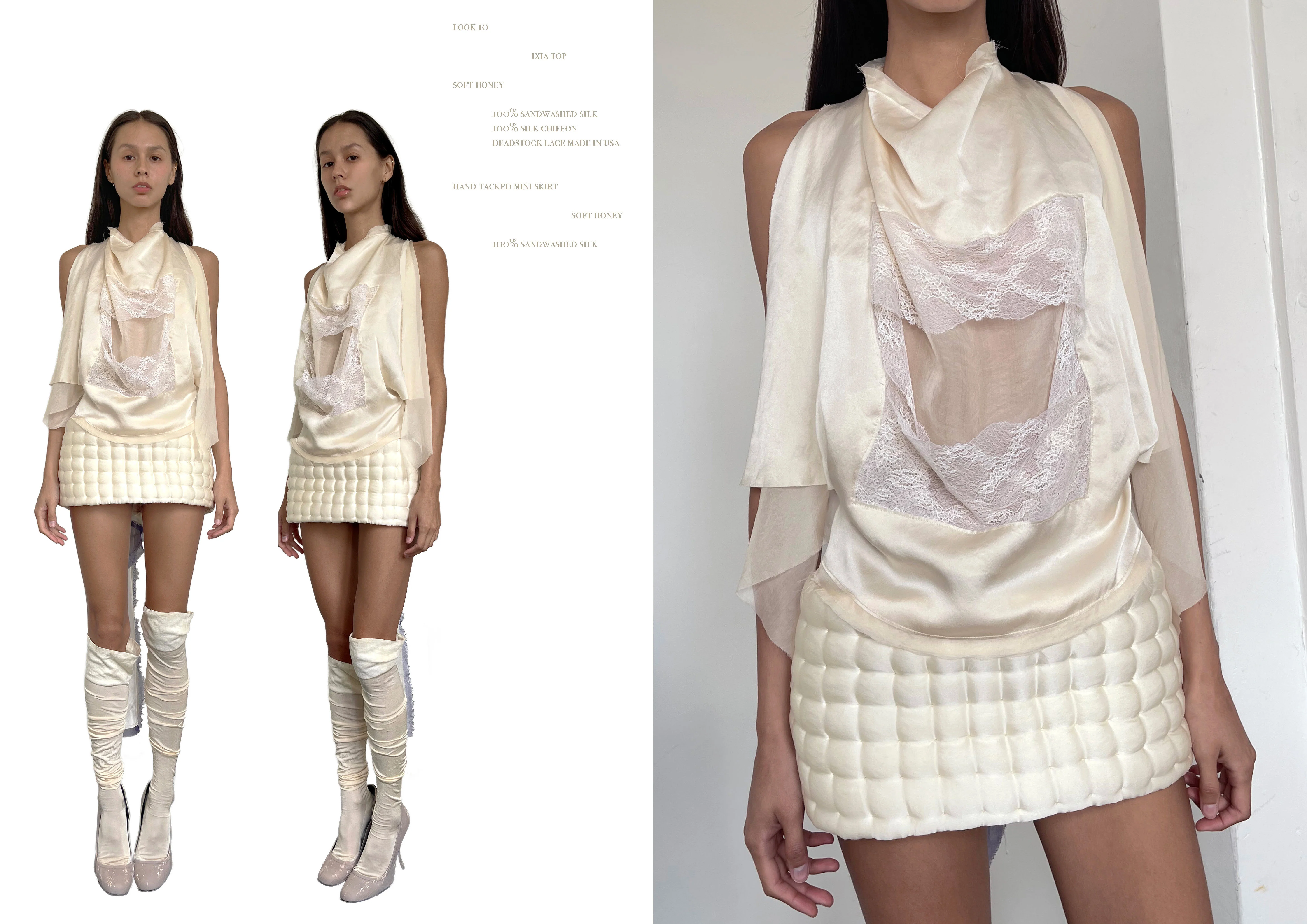 Joyce Bao Spring/Summer 2026 Iris Top JB-JB02-01001-2-HUANG Pale Yellow - Image 8