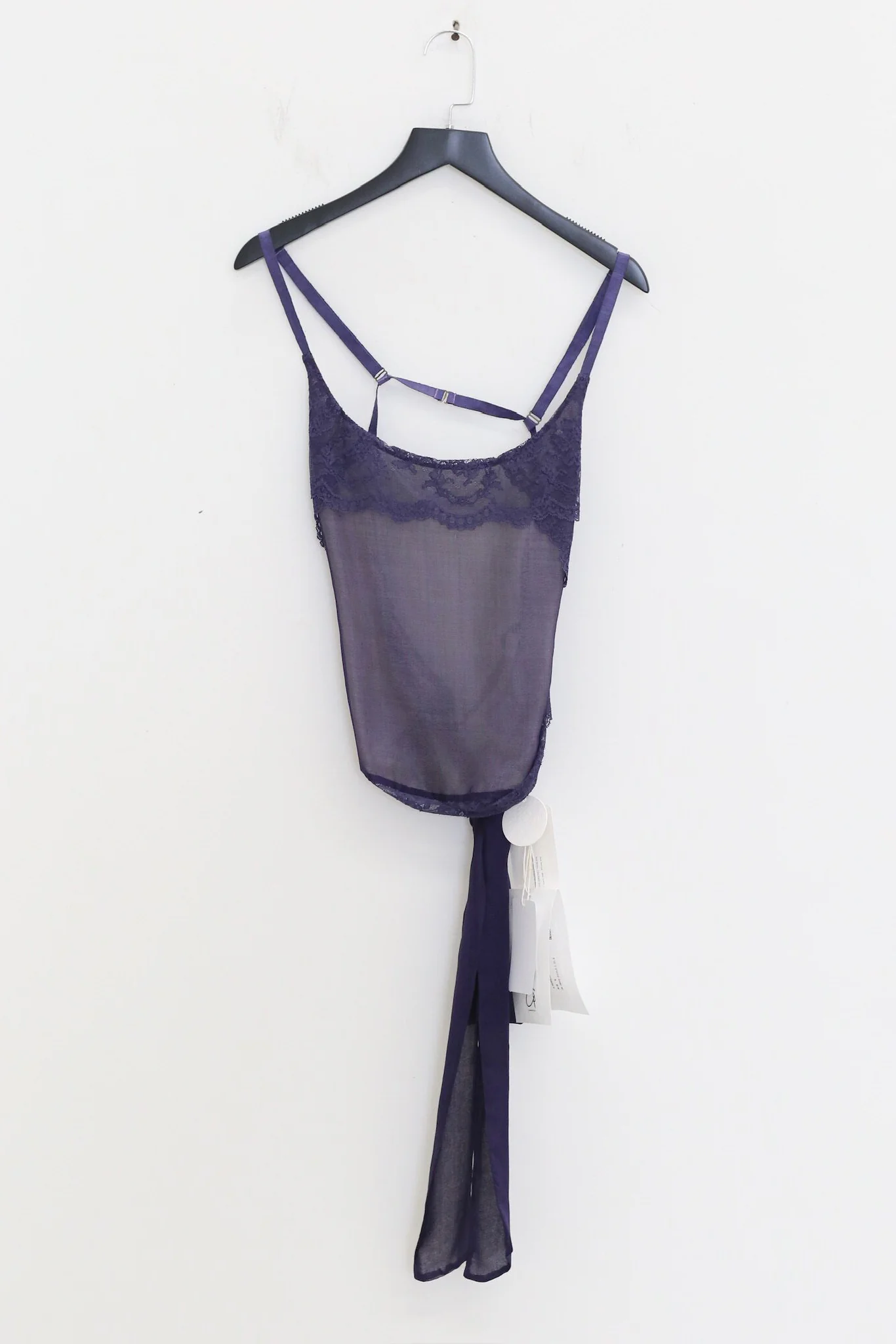 Joyce Bao Spring/Summer 2026 Lace Structure Top JB-JB02-01012-1-ZI Purple - Image 2