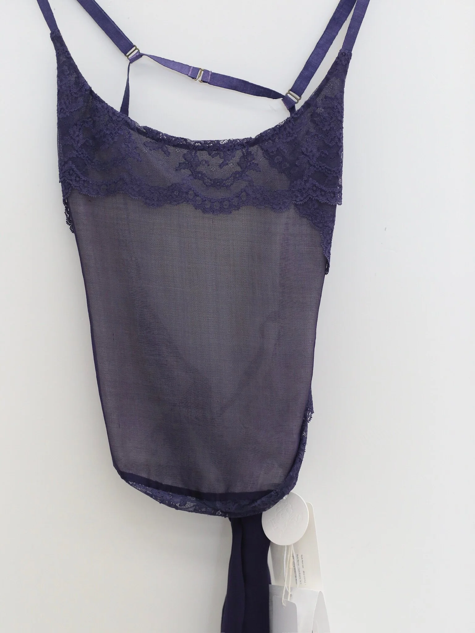 Joyce Bao Spring/Summer 2026 Lace Structure Top JB-JB02-01012-1-ZI Purple - Image 3