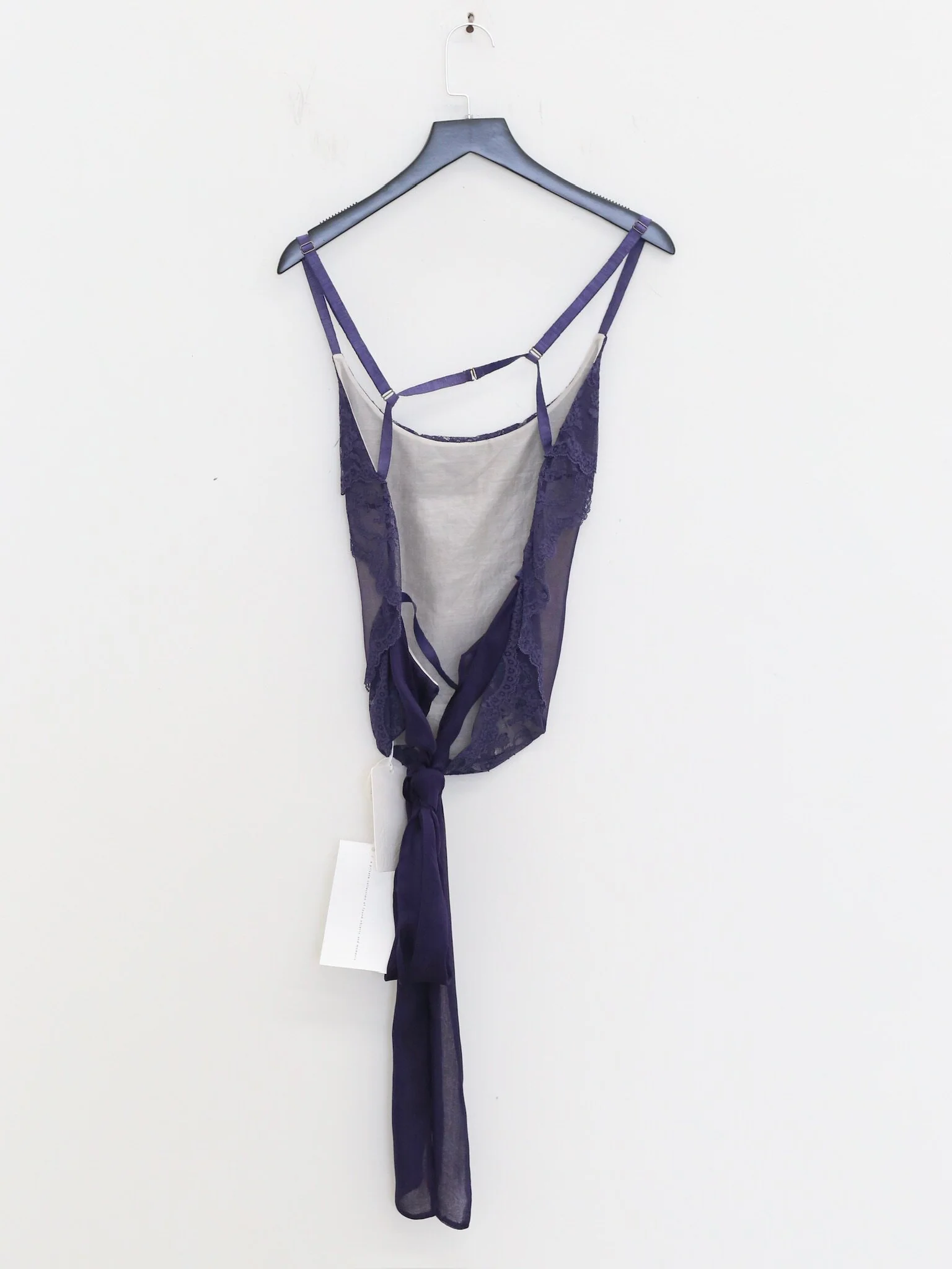 Joyce Bao Spring/Summer 2026 Lace Structure Top JB-JB02-01012-1-ZI Purple - Image 5