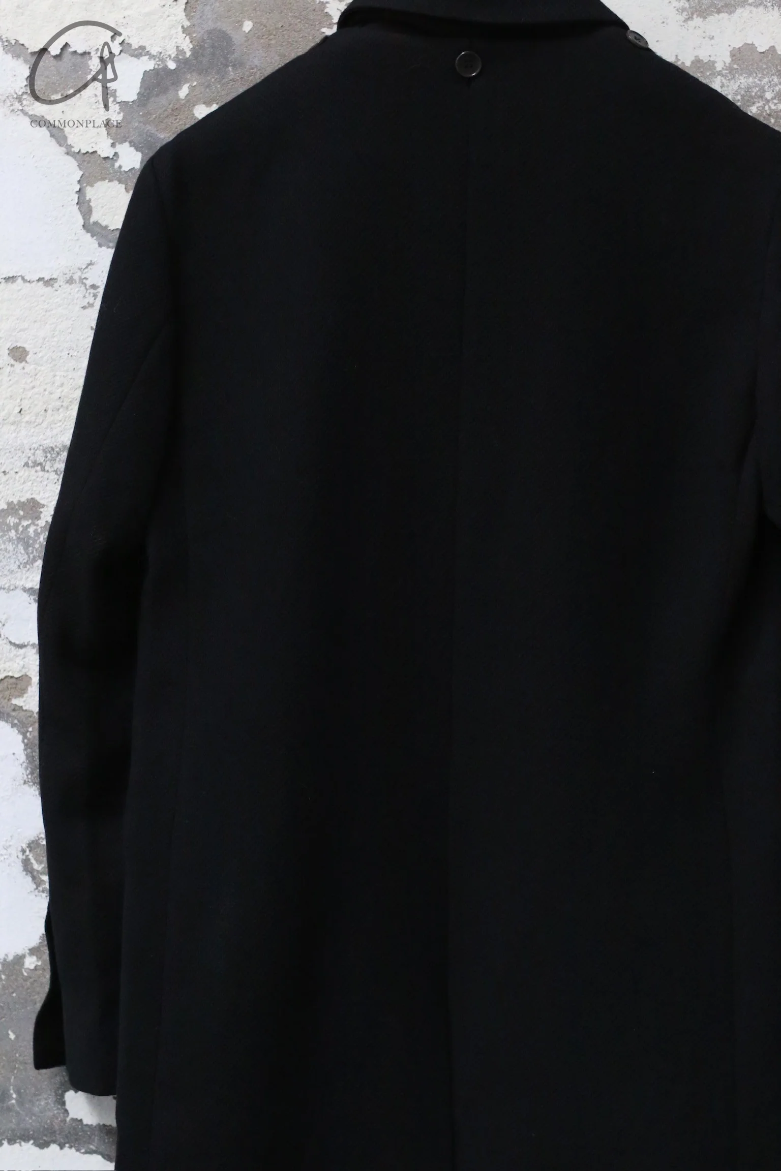 K`ANG 24 Autumn and Winter Unisex Oversized Detachable Long Jacket KANG-MW/J-006-L-HEI Black - Image 3