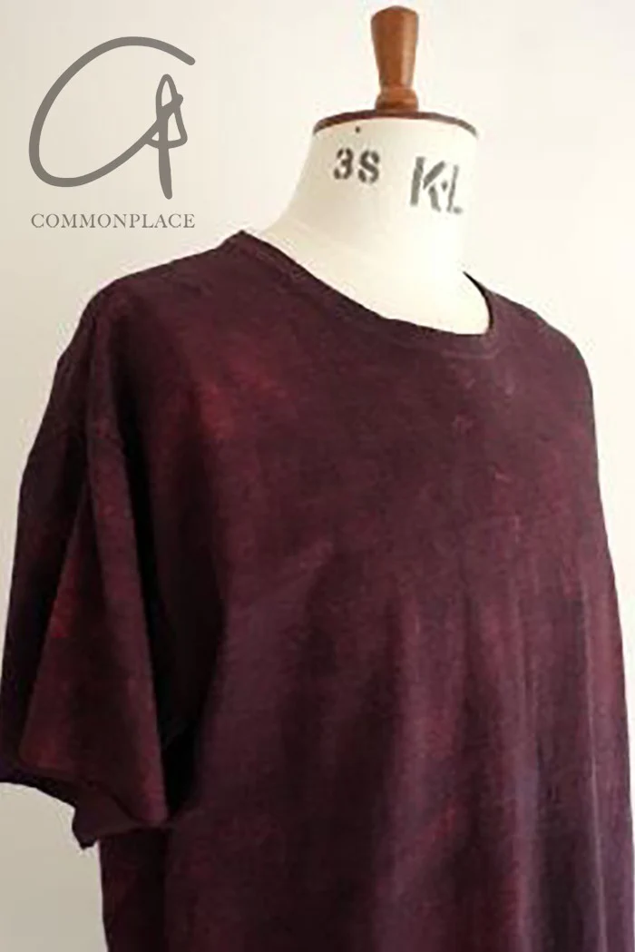 KLASICA Cotton Pullover T-shirt Series 24 Spring and Summer KLC-24C-DYT035-ANHONG Dark Red - Image 5
