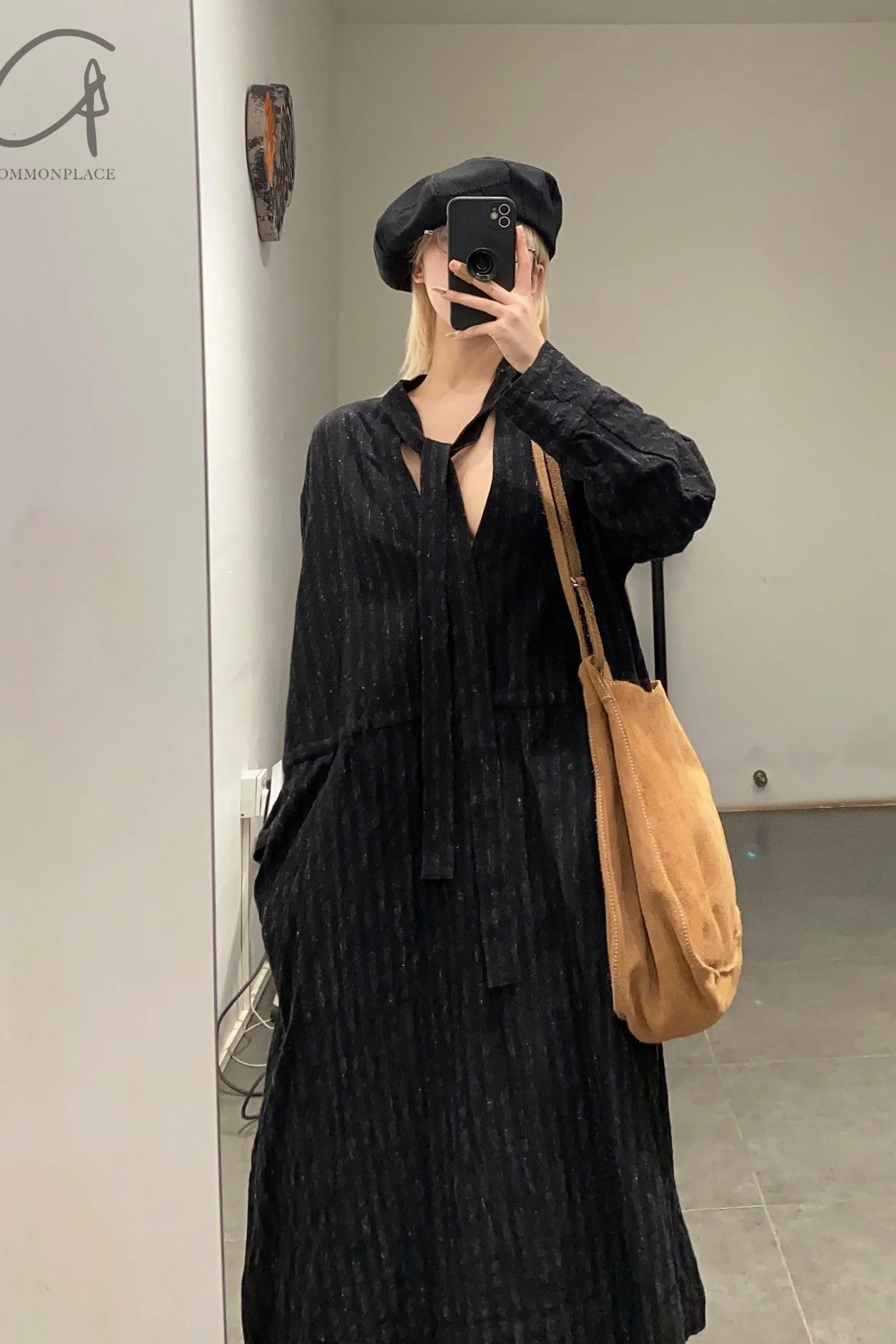 KLASICA ink color long-sleeved shirt 22C-52OPC - Image 12