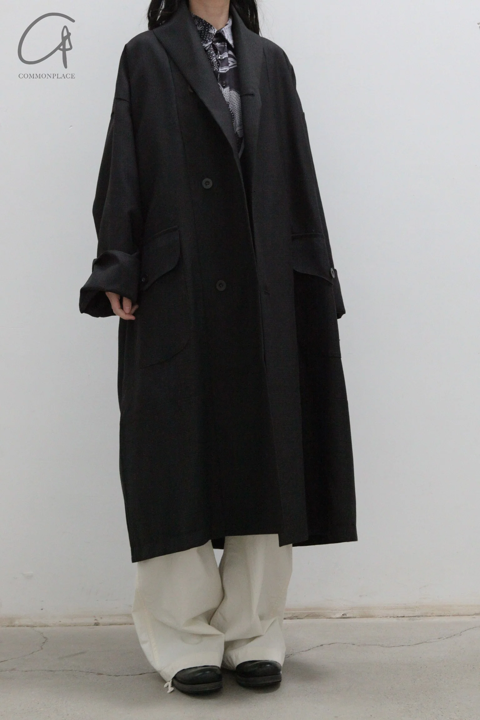KLASICA long coat 23C-BZN-087 hidden plaid - Image 3
