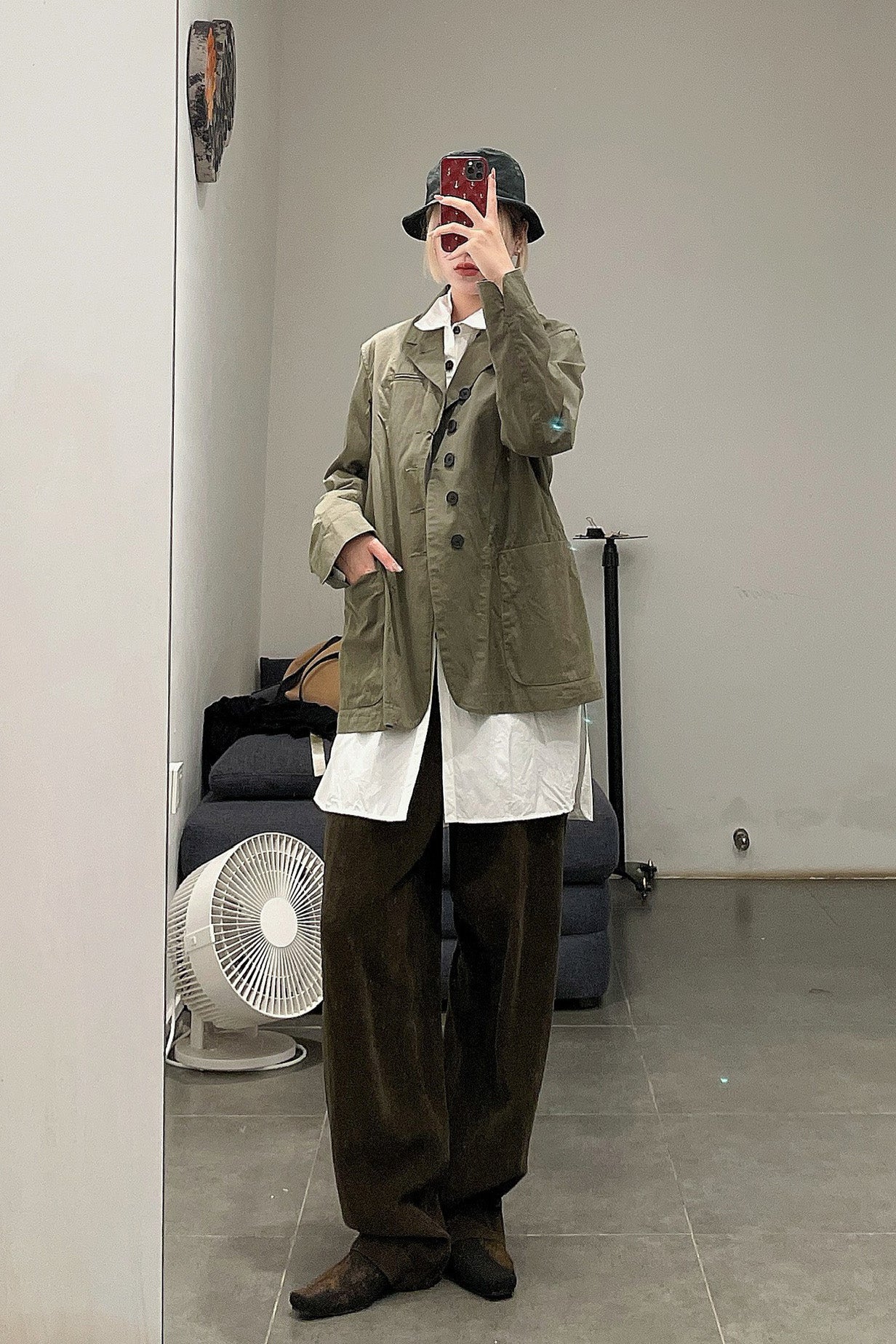 KLASICA Olive Green Jacket 21C-59BLZ - Image 9