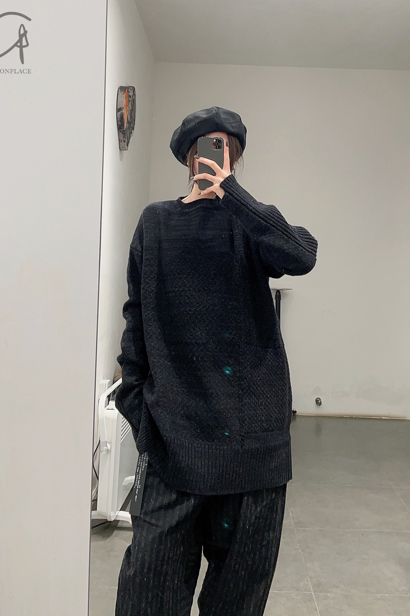 KLASICA sweater 22C-69po black PK1000 - Image 22
