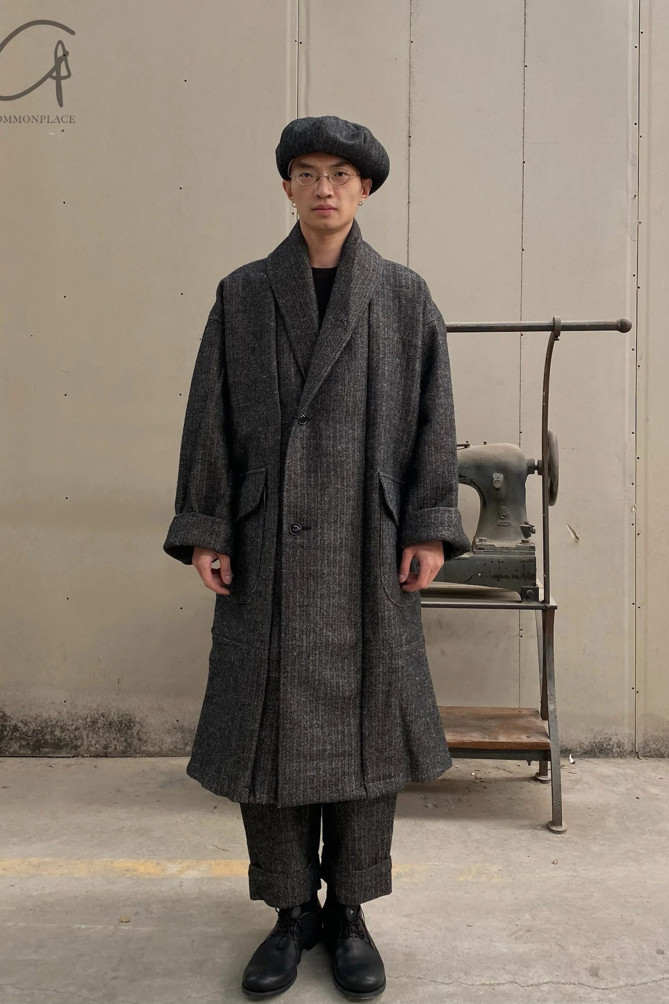 KLASICA wool jacket 22C-39GCT black - Image 6