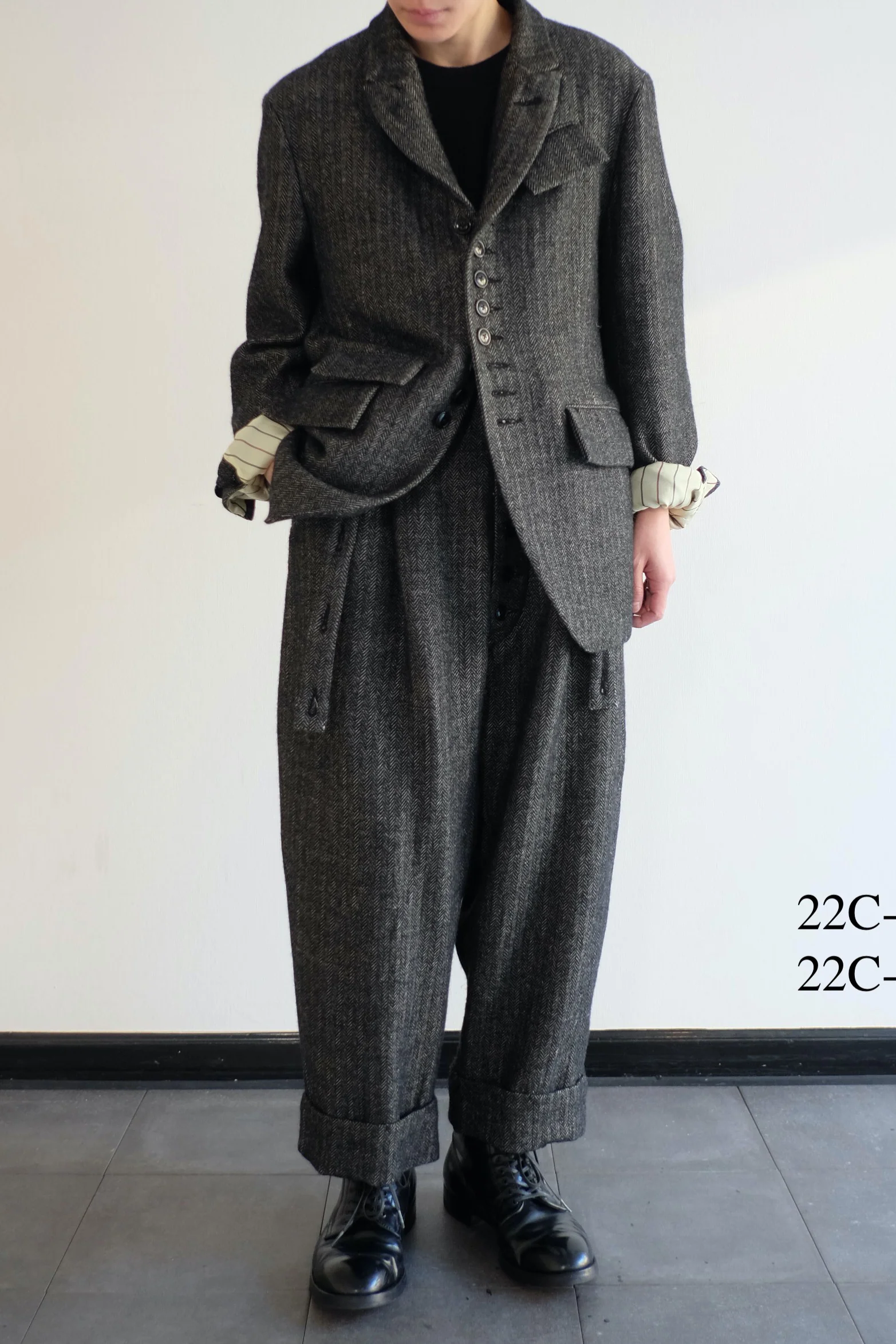 KLASICA wool jacket KLC-22C-40BLZ-HEI - Image 3