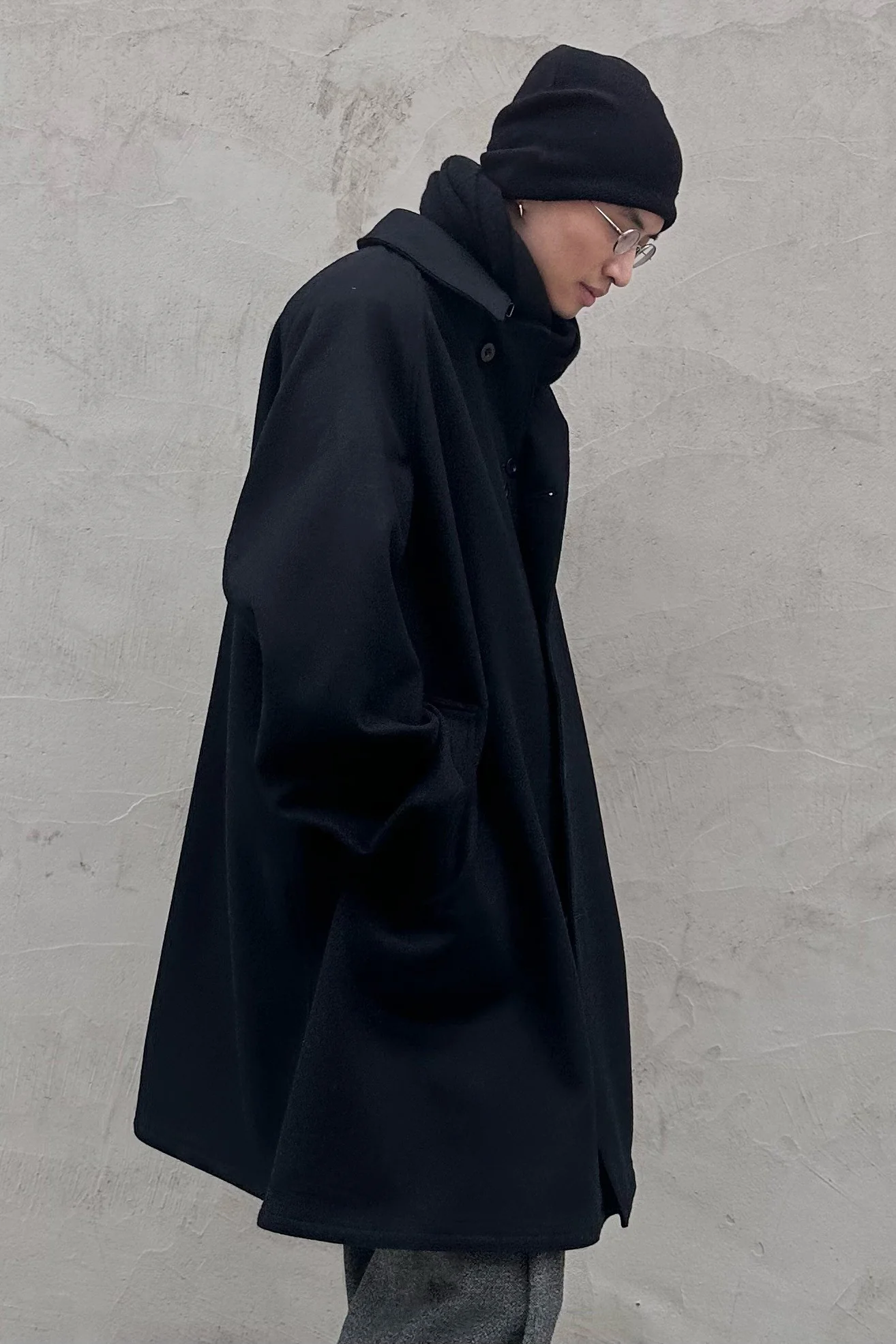 KLASICA wool jacket 23C-HCT-053 black - Image 9