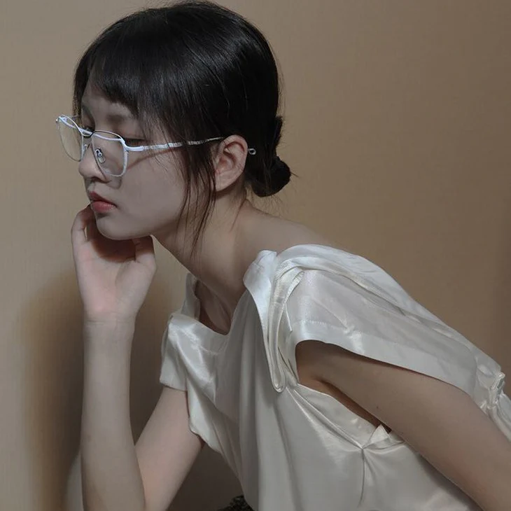 KUBORAUM H71 48-20 WB white frame glasses - Image 8