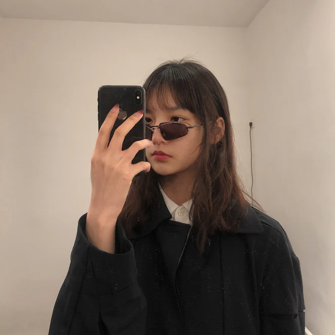 kuboraum sunglasses black thin frame with gold embellishment irregular temples KBM-51-19BR2gray-HEI (H73 51-19 BR 2gray) black - Image 10