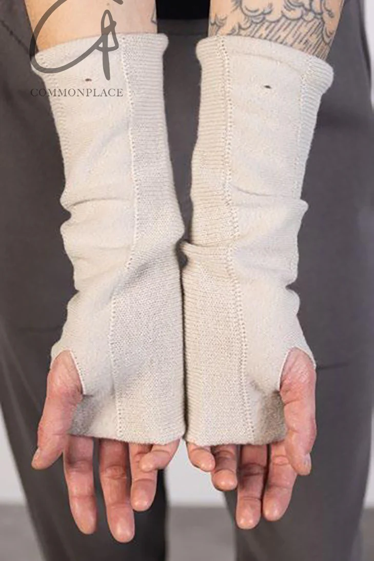 label under construction 24 autumn and winter fingerless gloves LUC-44_YGL196_CAN2-LN LUC-44_YGL196 - Image 2