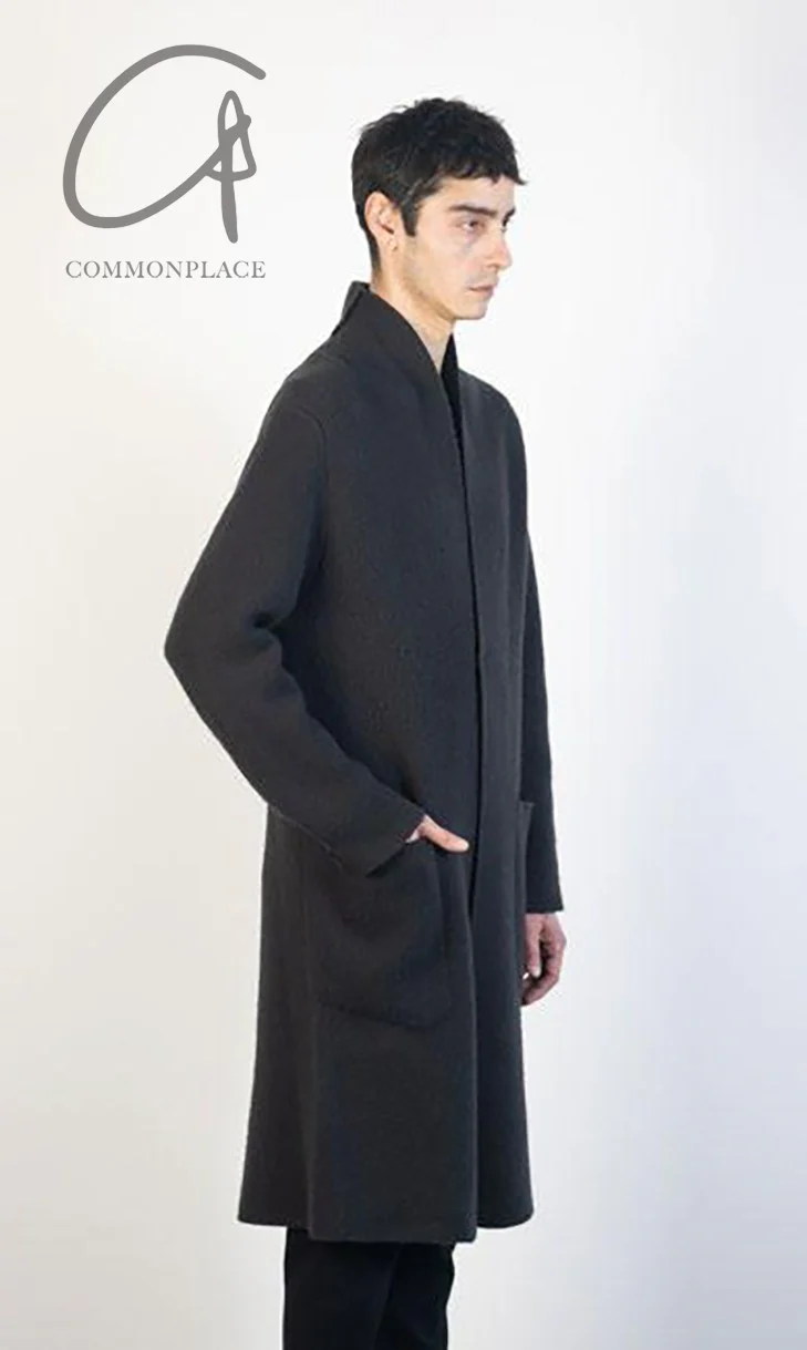 label under construction 24 autumn and winter virgin wool coat Italy LUC-44_YCT199_CAN2-DG - Image 8