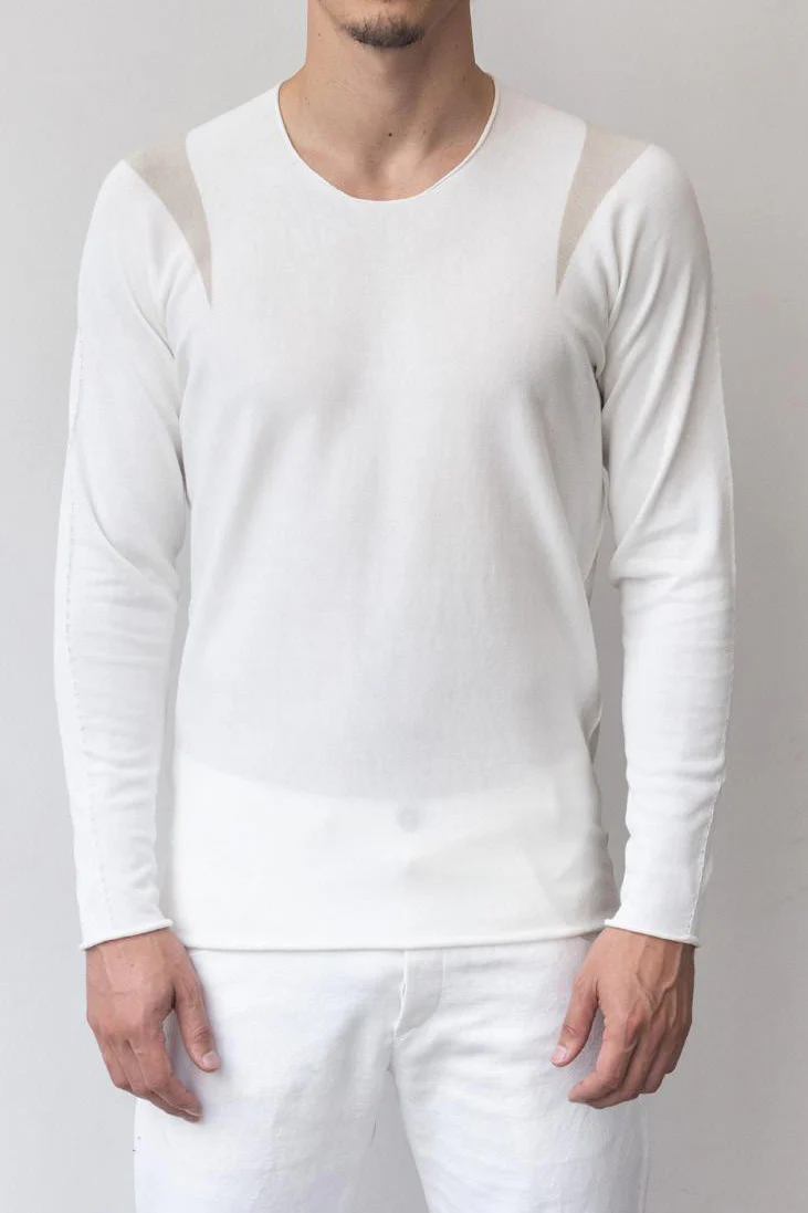 LABEL UNDER CONSTRUCTION Arched Medium Lightweight Sweater LUC-YMSW185-ZER2-FW-LN - Image 5