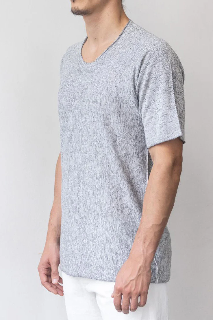 LABEL UNDER CONSTRUCTION Arched PIXEL Linen T-shirt Series LUC-YMTS188-D1Y1-FW-BK - Image 6
