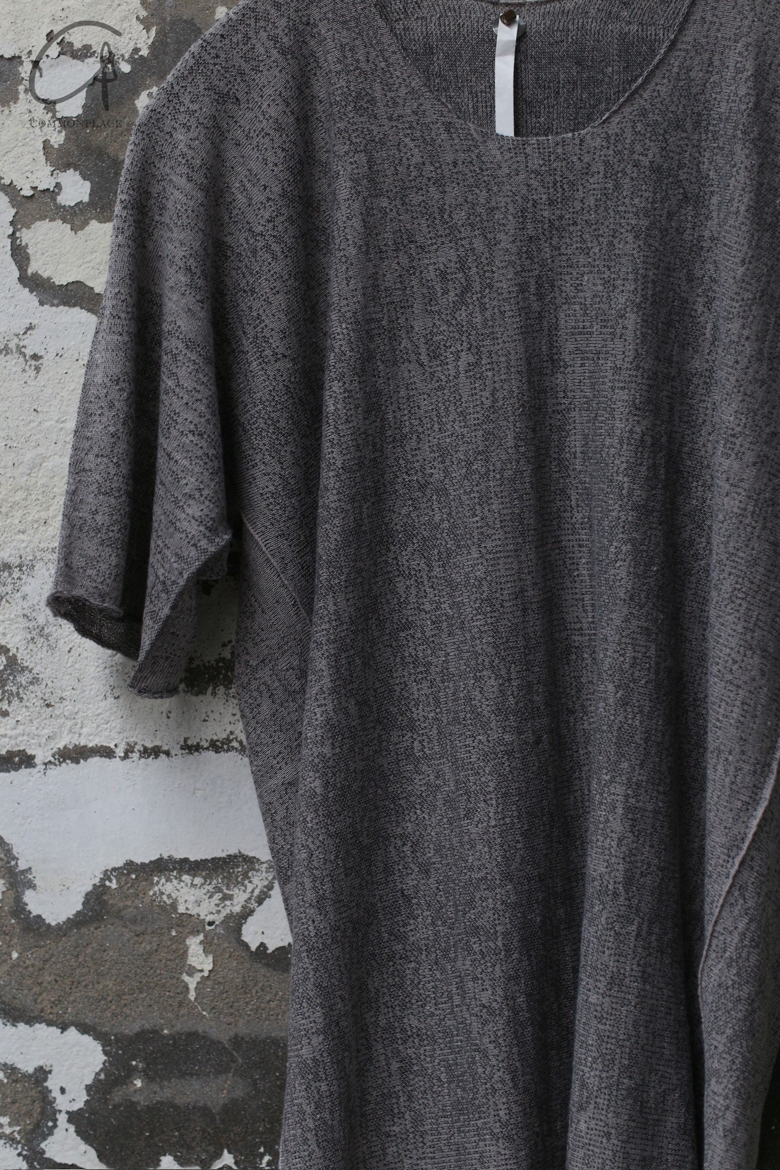 LABEL UNDER CONSTRUCTION Arched PIXEL Linen T-shirt Series LUC-YMTS188-D1Y1-LG-BK - Image 2