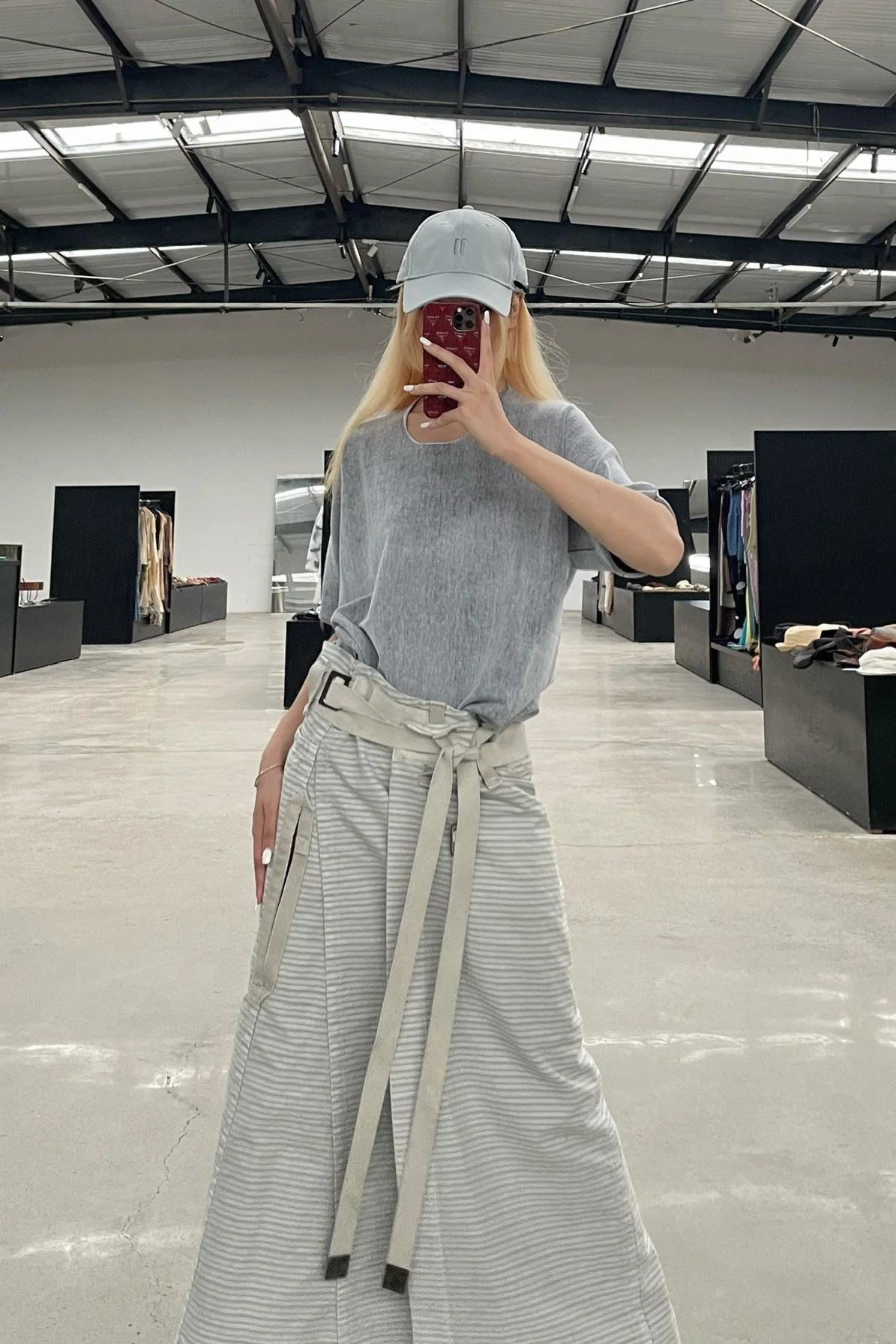 label under construction arched T-shirt 39YMTS05-ZER2-P 39/OW-K - Image 14