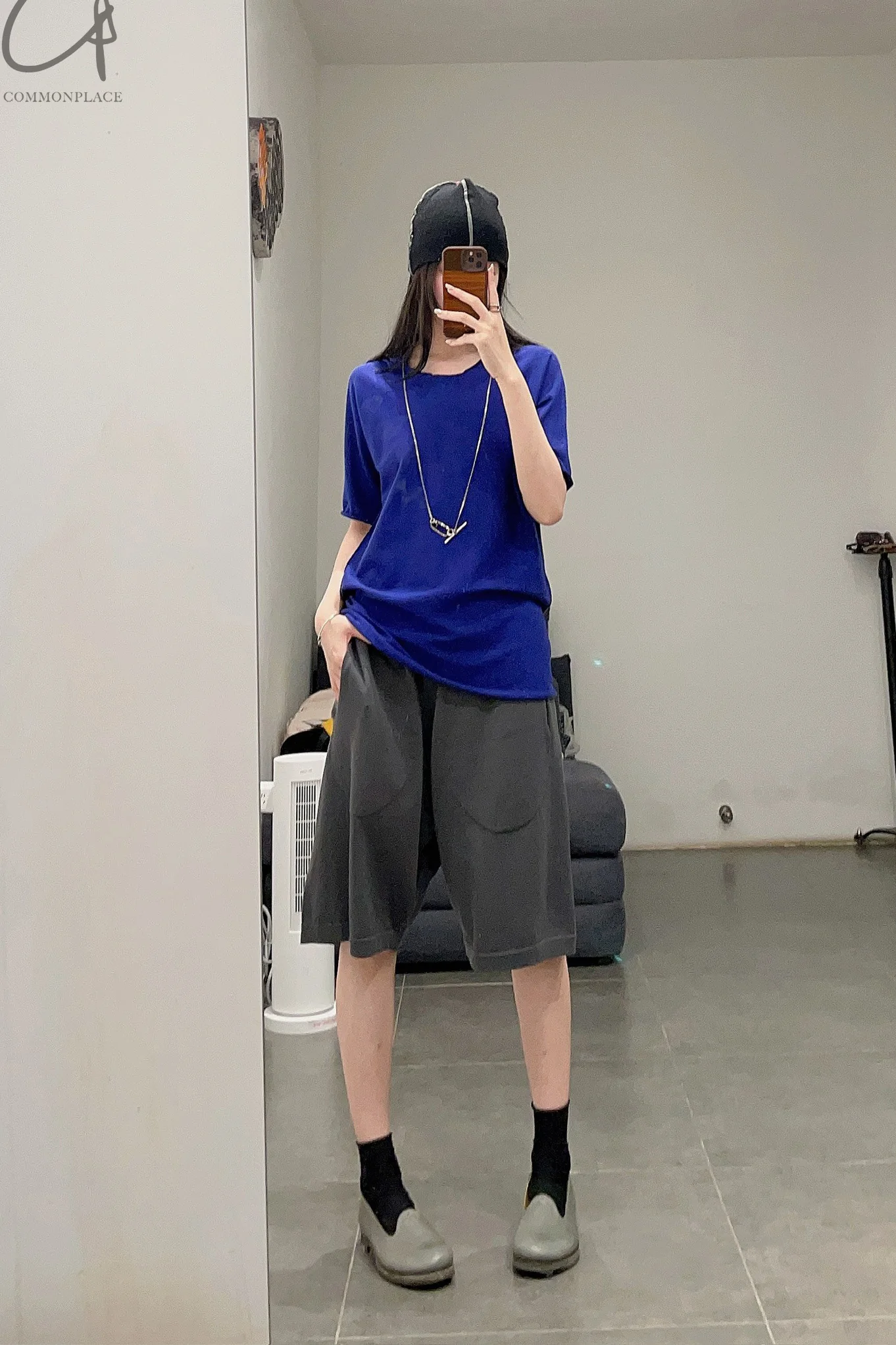 label under construction arched T-shirt 41YMTS05 ZER2 EB - Image 9