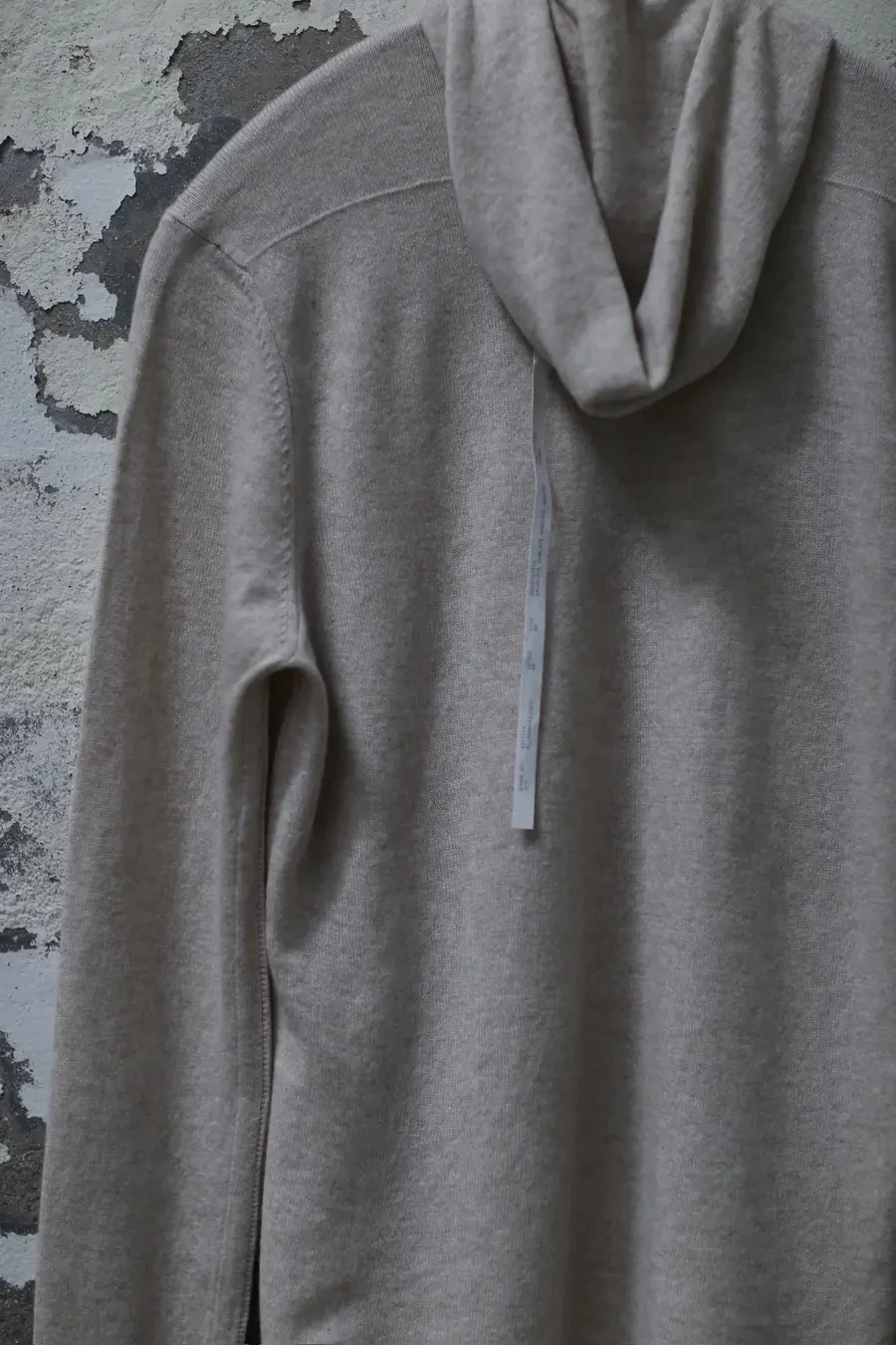 label under construction balaclava seamless shoulder sweater YMSW111 CAS1 BG - Image 3