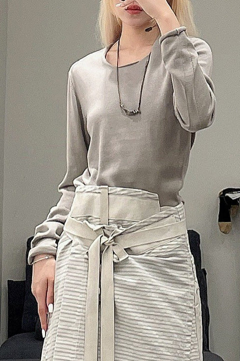 label under construction basic sweater 39YMSW35-ZER3-W 39/LG