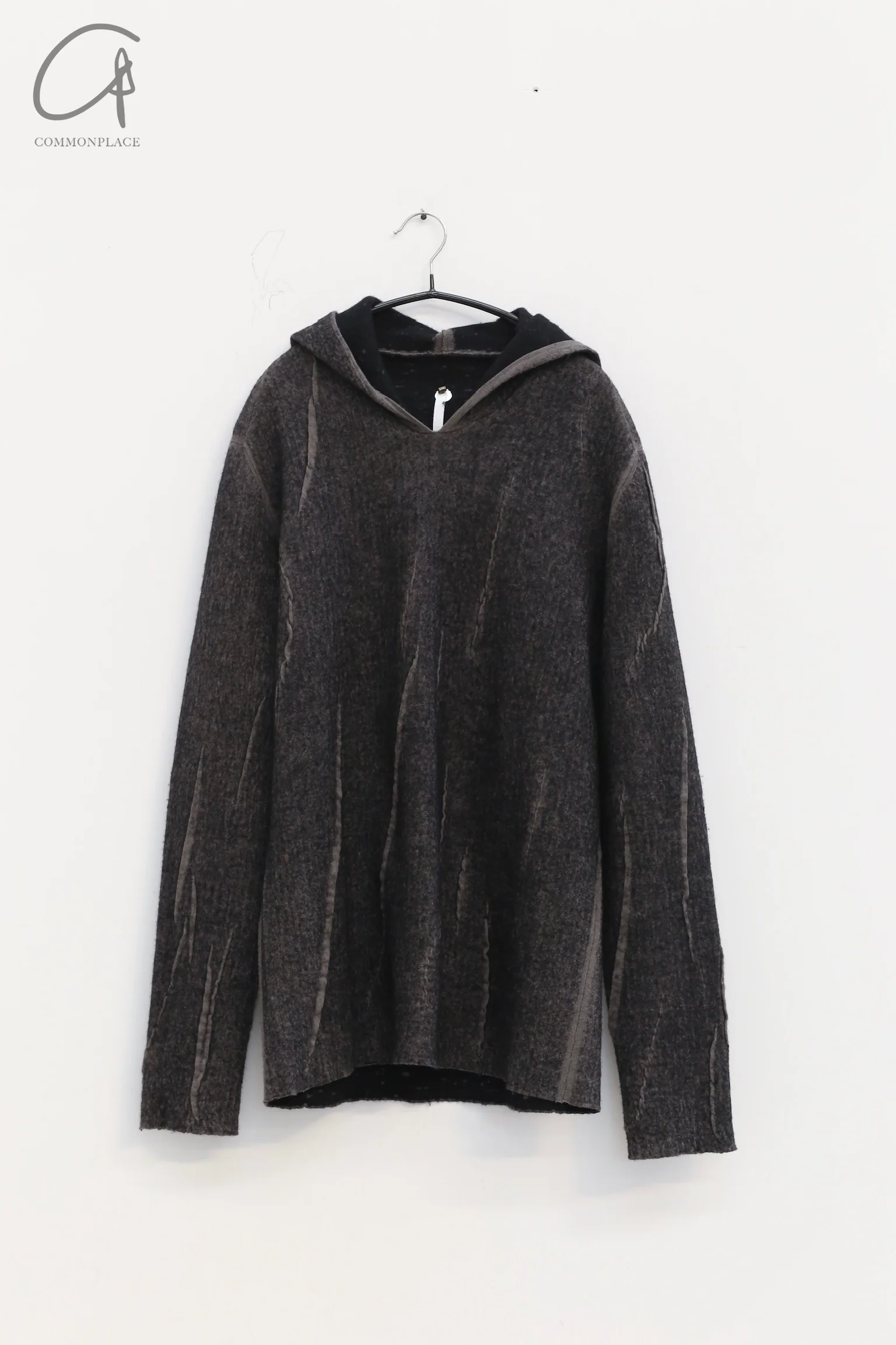 label under construction Double-sided badge hoodie 35YMSW249 35/mg-bk