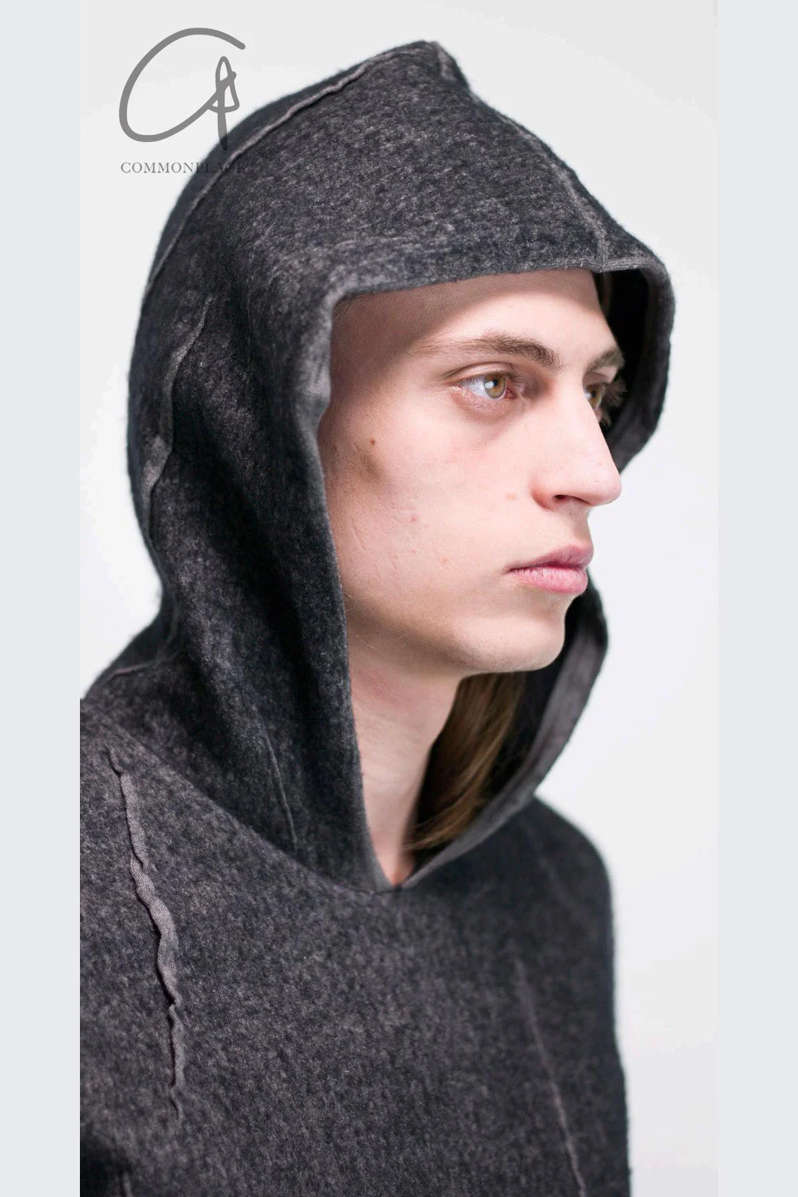 label under construction Double-sided badge hoodie 35YMSW249 35/mg-bk - Image 13