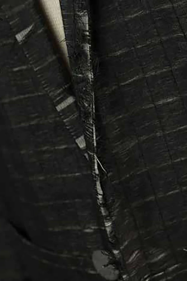 label under construction horizontal stripe jacket 41FMJC100 BAS BK - Image 10