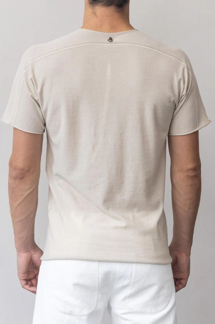 LABEL UNDER CONSTRUCTION Parabola Zipper Stitched Lightweight T-shirt Italy LUC-YMTS11-ZER1-LN-FW - Image 9