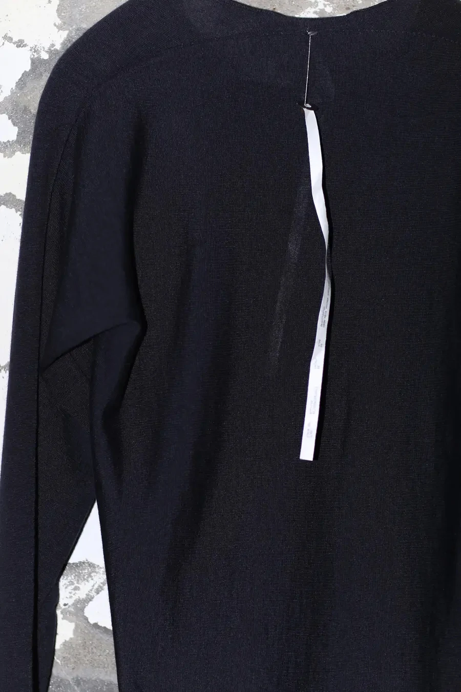 label under construction round neck spandrel lightweight sweater YMSW128 GOL1 BB - Image 3
