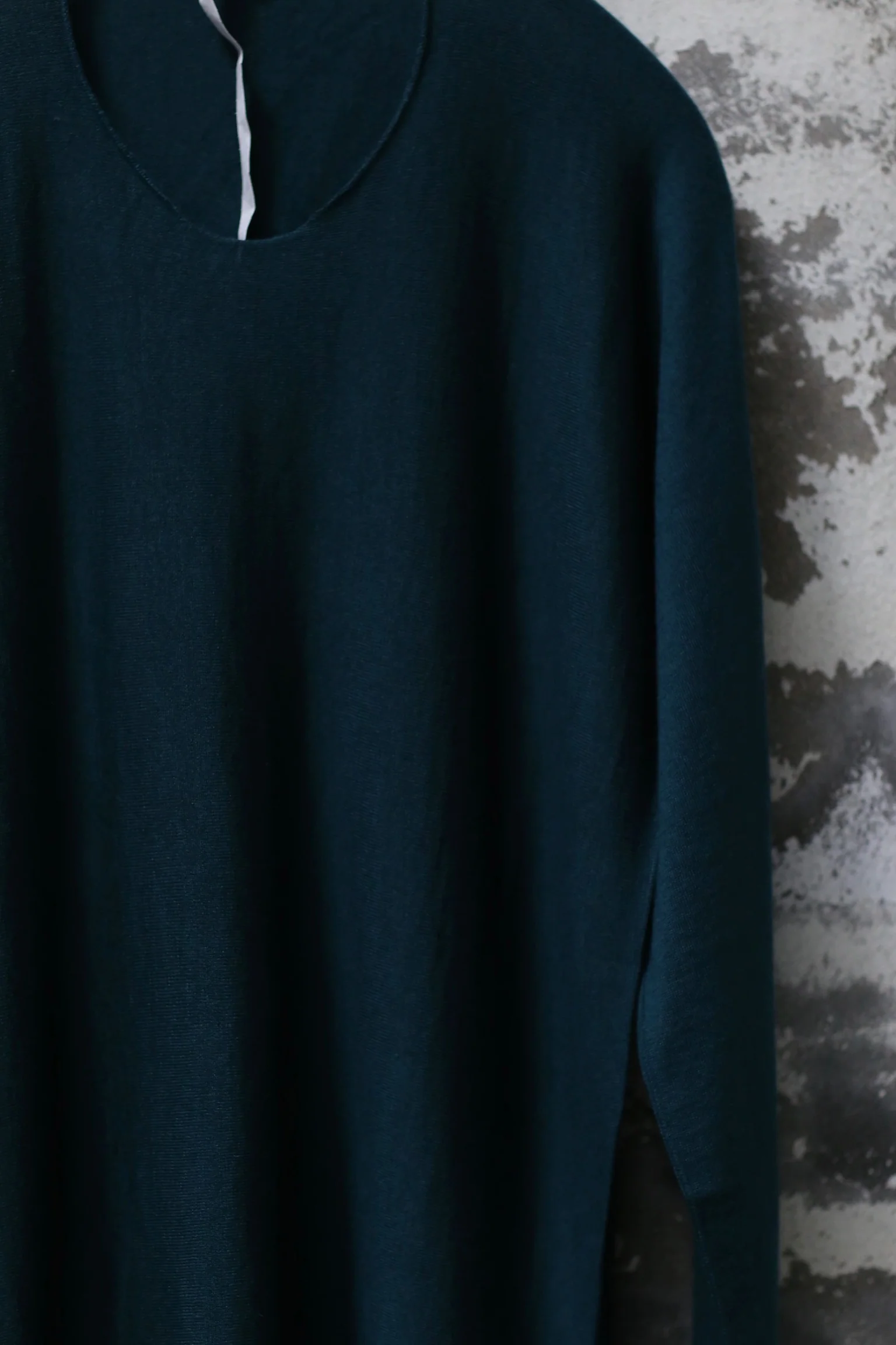 label under construction round neck spandrel lightweight sweater YMSW128 GOL1 TG - Image 2
