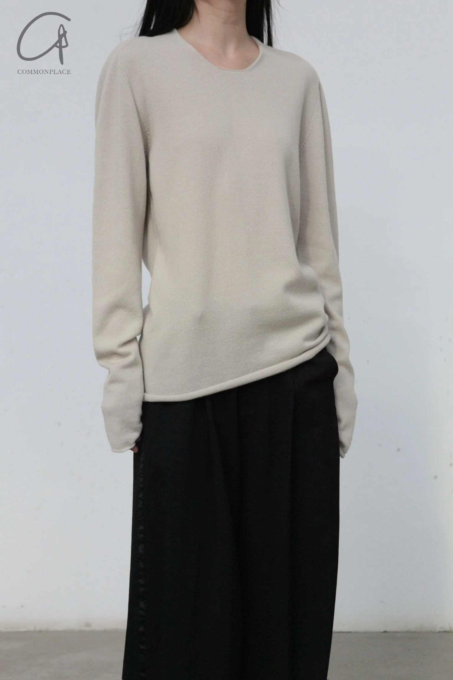 Label Under Construction round neck sweater YMSW49 LN - Image 2