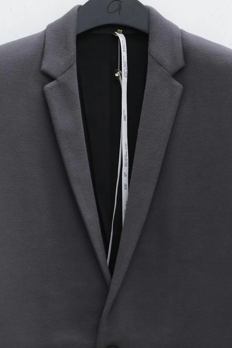 label under construction slim fit formal track jacket 39CMJC28-ZER1-W 39/MG - Image 12