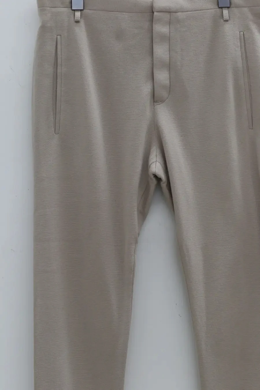 label under construction slim fit trousers 41CMPN09 ZER1 LN - Image 2
