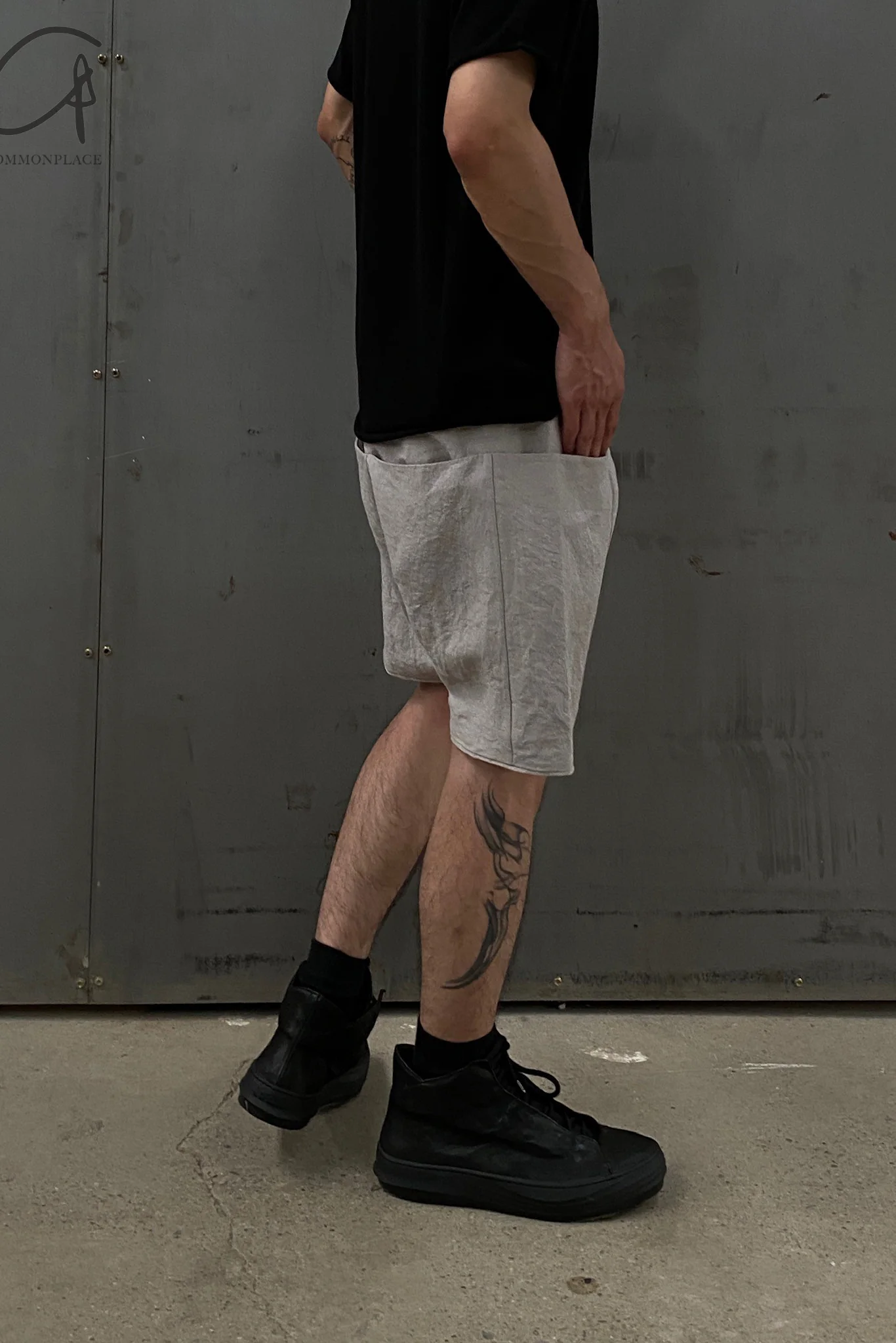 label under construction trapezoidal shorts 39FMPN13-OPE-U 39/LG - Image 7