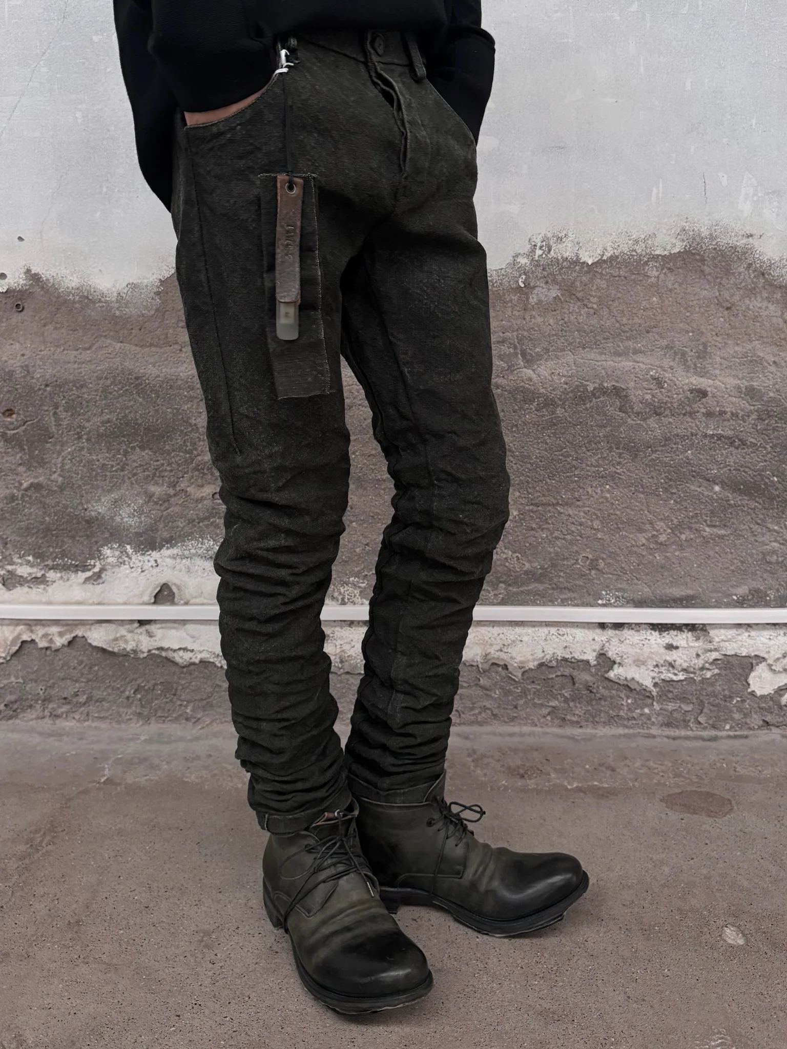LAYER-0 Horsehide Shoes, Italy, LO-S25-1-22-grey - Image 8