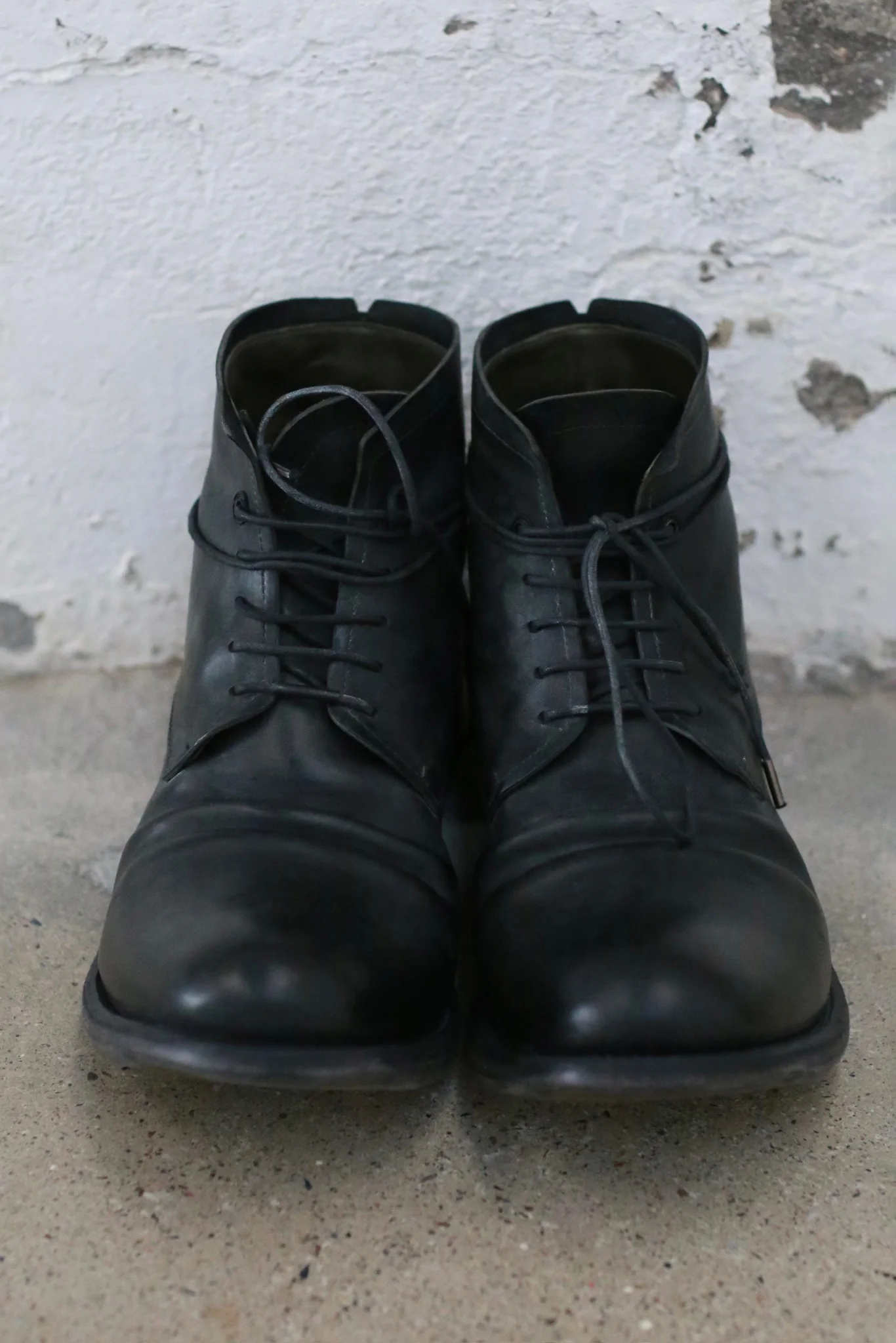 LAYER-0 Horsehide Shoes, Italy, LO-S25-1-23-black
