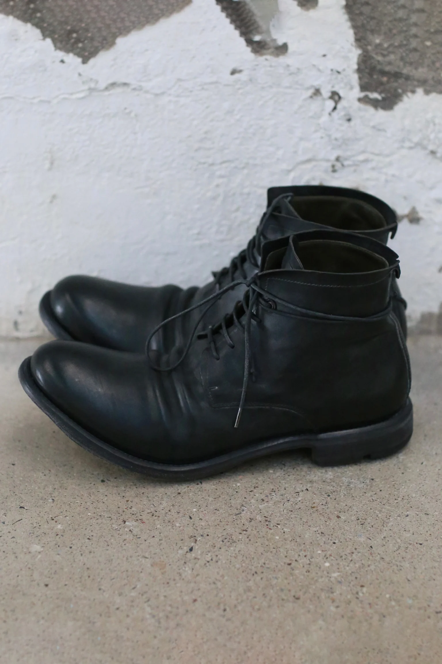 LAYER-0 Horsehide Shoes, Italy, LO-S25-1-23-black - Image 2