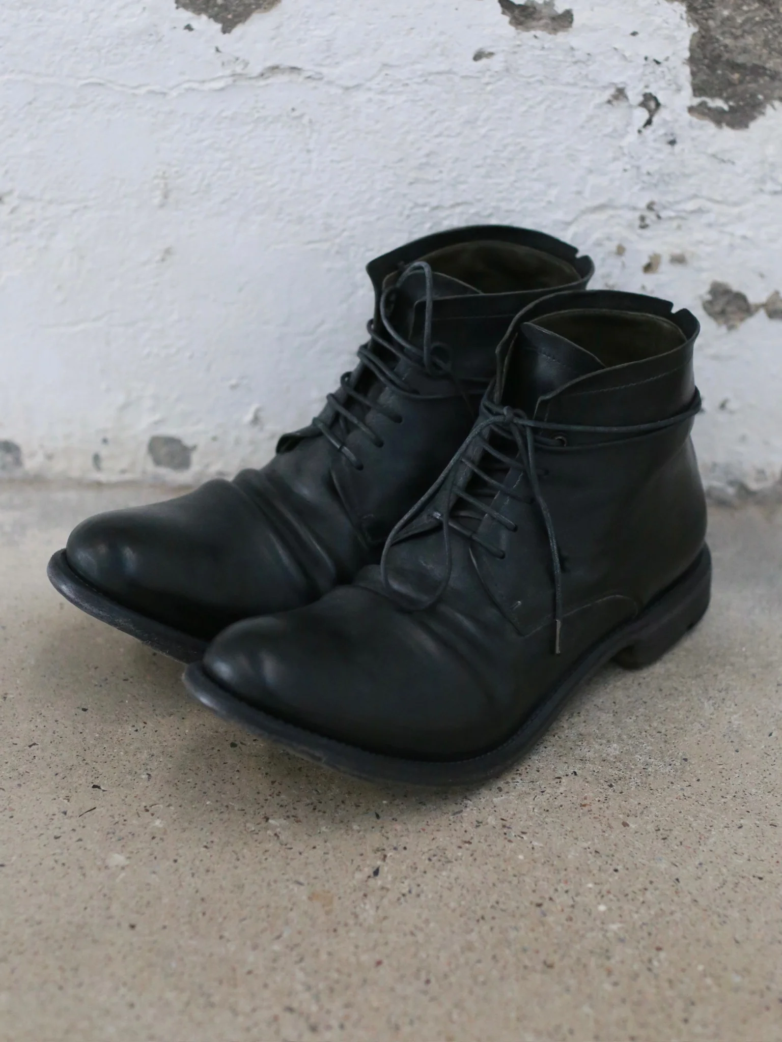 LAYER-0 Horsehide Shoes, Italy, LO-S25-1-23-black - Image 3