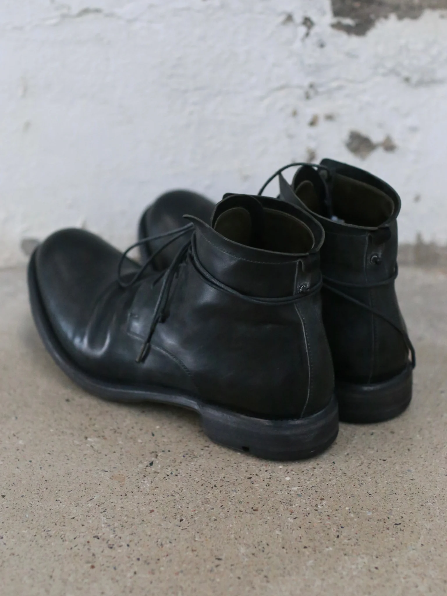 LAYER-0 Horsehide Shoes, Italy, LO-S25-1-23-black - Image 4