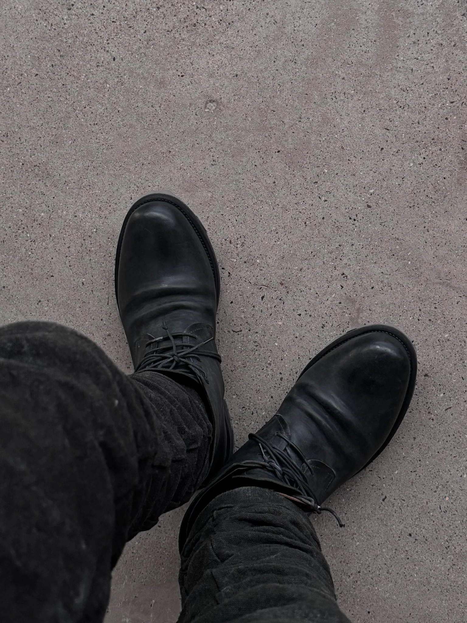 LAYER-0 Horsehide Shoes, Italy, LO-S25-1-23-black - Image 5