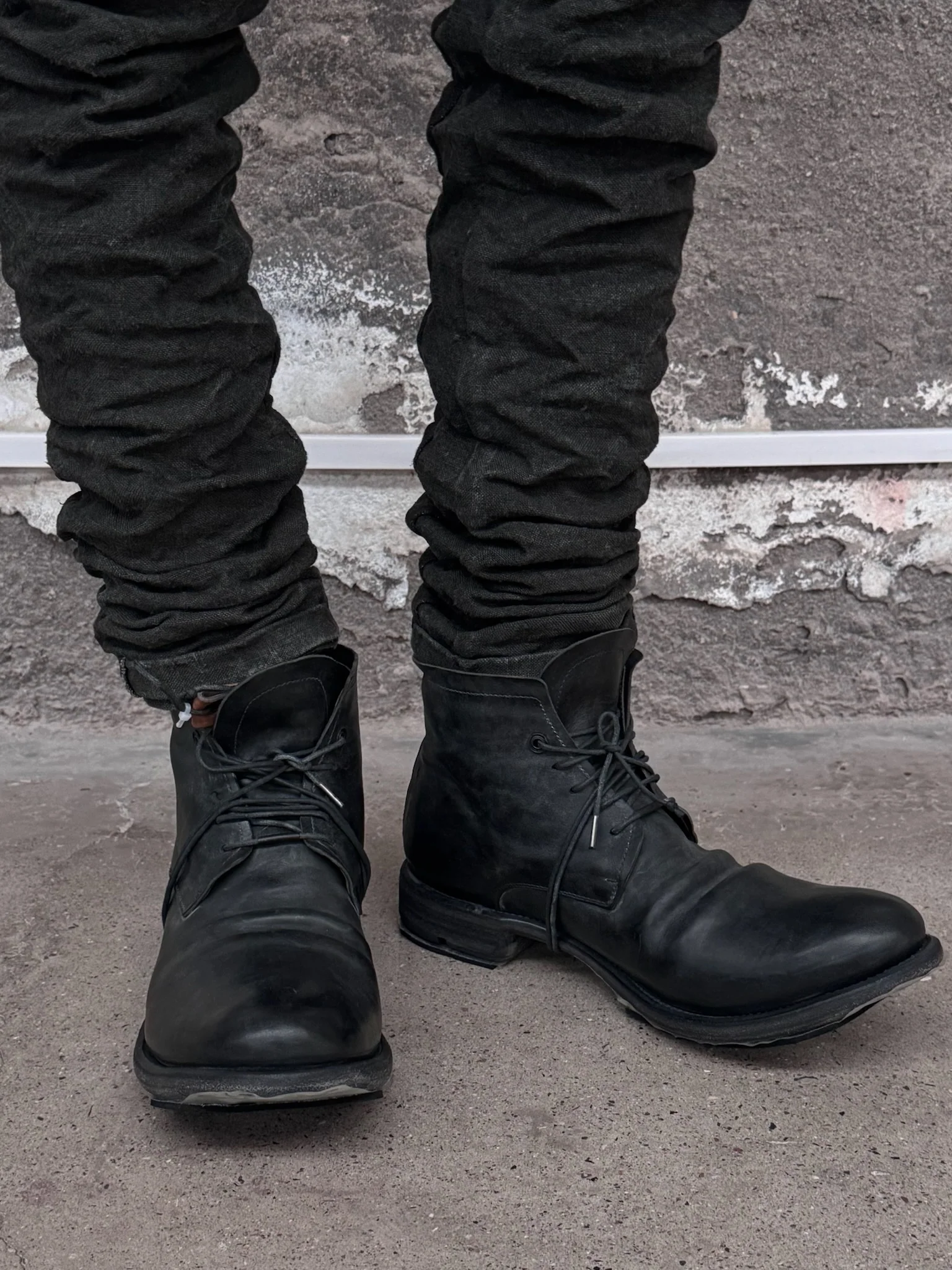 LAYER-0 Horsehide Shoes, Italy, LO-S25-1-23-black - Image 6