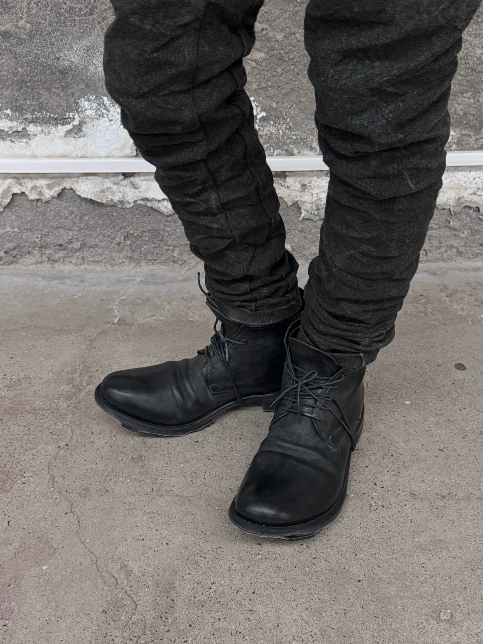LAYER-0 Horsehide Shoes, Italy, LO-S25-1-23-black - Image 7